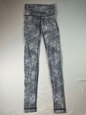 lululemon athletica Small Leggings Black White Space-Dye